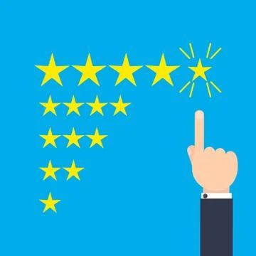 Feedback evaluation concept Stock Illustration