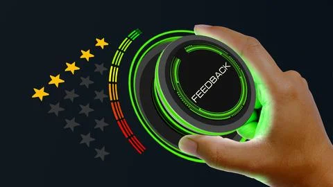 FEEDBACK EXCELLENT Illustrazione stock