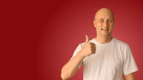 Feedback five stars from man on virtual screen. Young man move slider to set Stock Photos
