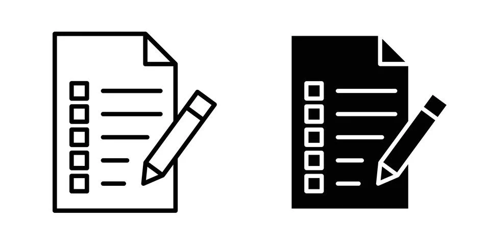 Feedback form icon for design projects and web UI 스톡 일러스트