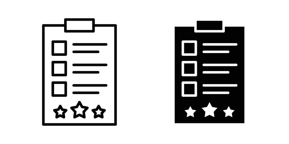 Feedback form icon vector symbol graphics 스톡 일러스트