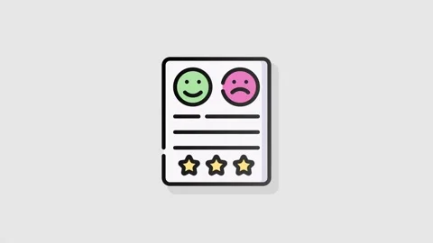 Feedback icon animation alpha Stockbeeldmateriaal 157612943