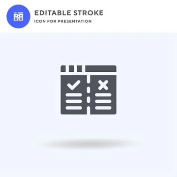 Feedback icon vector, filled flat sign, solid pictogram isolated on white, logo Illustrazione stock