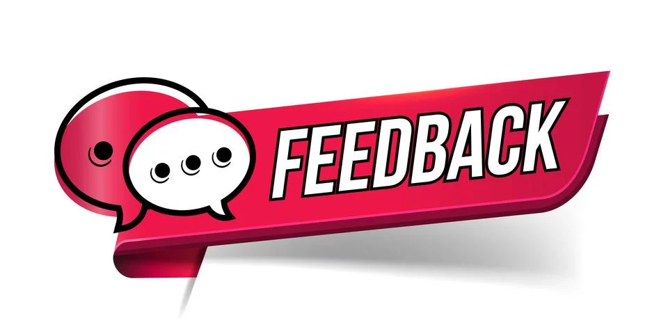 Feedback labels Stock Illustration