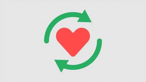 Feedback loop heart Stock Footage 320587231