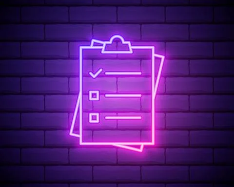 Feedback neon icon. Elements of education set. Simple icon for websites, web  스톡 일러스트