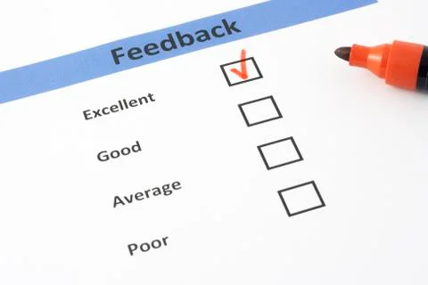 Feedback Foto stock