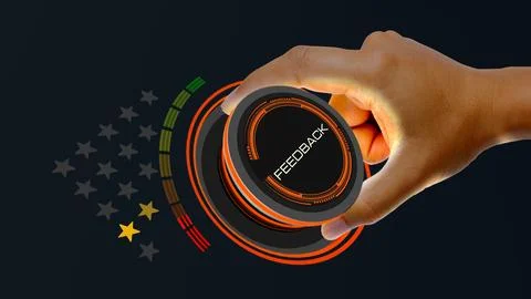 FEEDBACK POOR Illustrazione stock