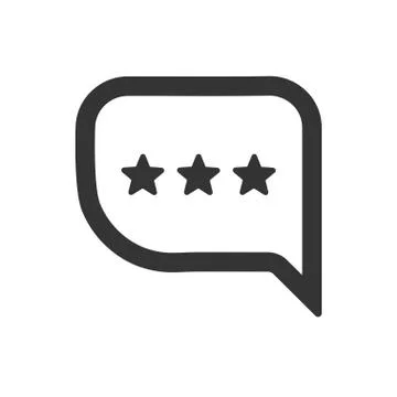 Feedback, Rating Icon Stock Illustration