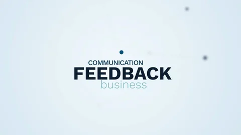 Feedback reaction online assessment evaluation business client comment support Stock Footage 98763019