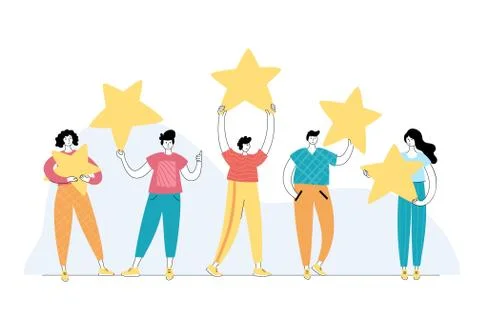 Feedback review concept Stock Illustration