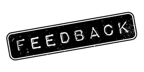 Feedback rubber stamp Stock Illustration