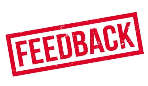 Feedback rubber stamp Stock Illustration