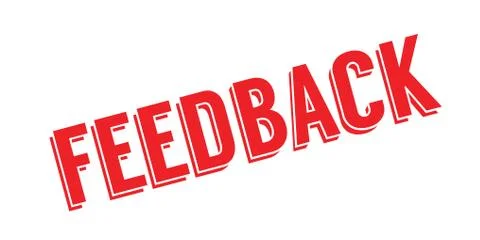Feedback rubber stamp Stock Illustration