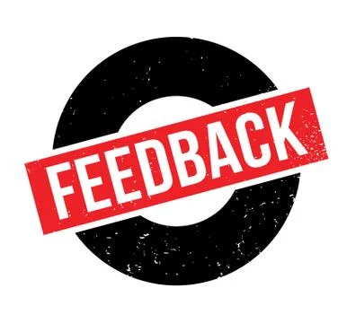 Feedback rubber stamp Stock Illustration