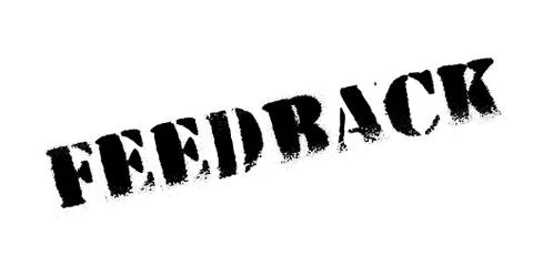 Feedback rubber stamp Stock Illustration