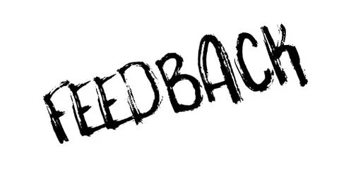 Feedback rubber stamp Stock Illustration