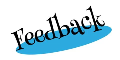 Feedback rubber stamp Stock Illustration