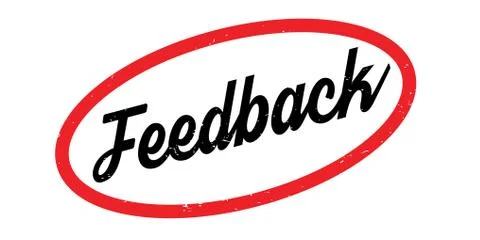 Feedback rubber stamp Stock Illustration
