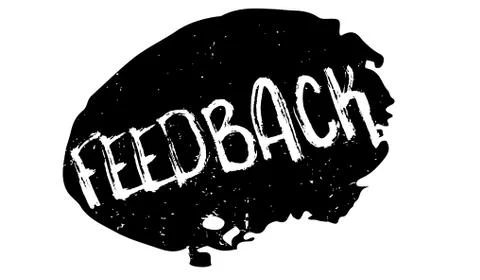 Feedback rubber stamp Stock Illustration