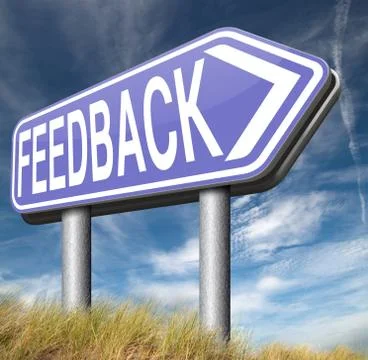 Feedback for service and customer satisfaction reviews and testimonials, user Stock Illustration