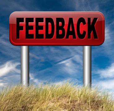 Feedback for service and customer satisfaction reviews and testimonials, user Stock Illustration