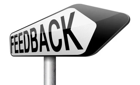 Feedback for service and customer satisfaction reviews and testimonials produ Stock Illustration