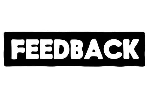 Feedback stamp typ Stock Illustration