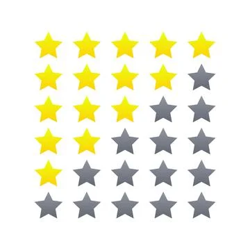 Feedback star icon Illustrazione stock