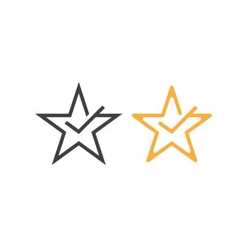 Feedback star testimonial. Vector icon template Stock Illustration