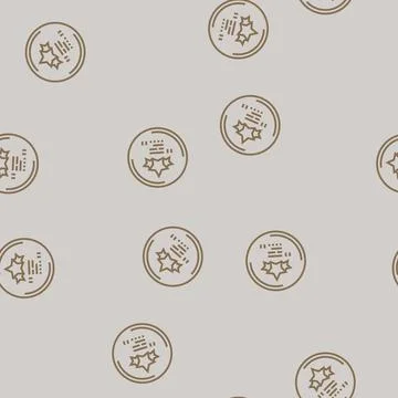 Feedback testimonial customer line seamless pattern Stock Illustration