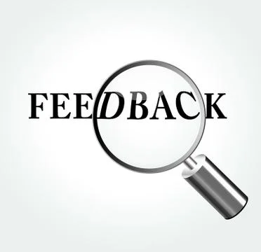 Feedback theme illustration Stock Illustration
