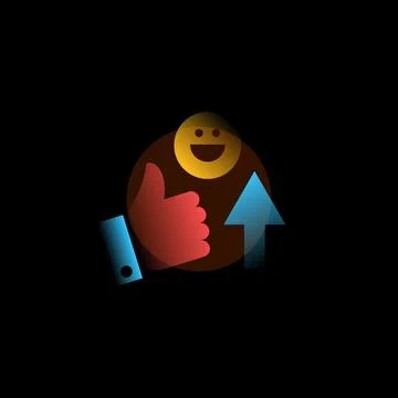 Feedback. Vector icon in gradient style. Editable illustration Stock Illustration