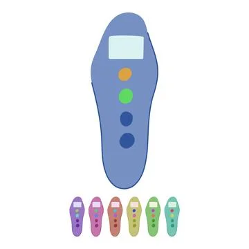 Feedback voting clicker vector cartoon graphic Ilustração Stock