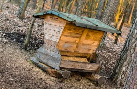 Feeder for animals Foto stock