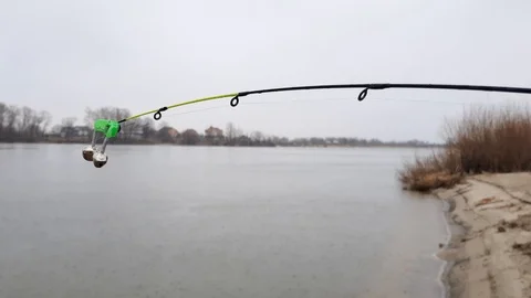 Feeder fishing. Stock Footage 106755937