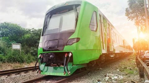 Feeder trains Stock Photos