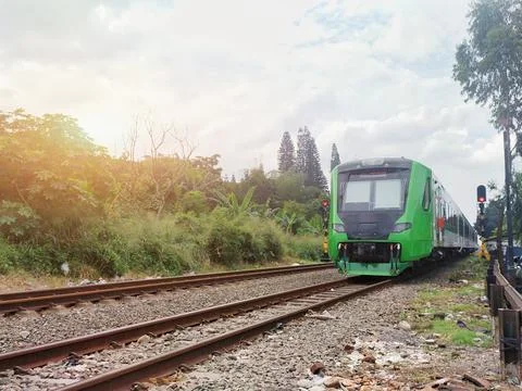 Feeder trains Stock Photos