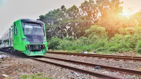 Feeder trains Stock Photos