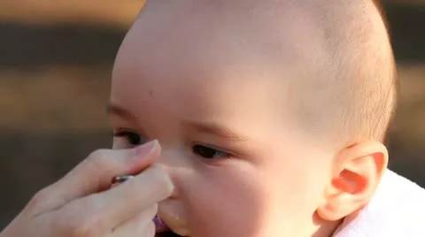 Feeding Baby Video stock 10898791