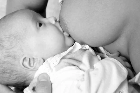 Feeding of the child Stock Photos