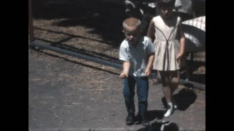 Feeding the Duck 1968 Stock Footage 211889221