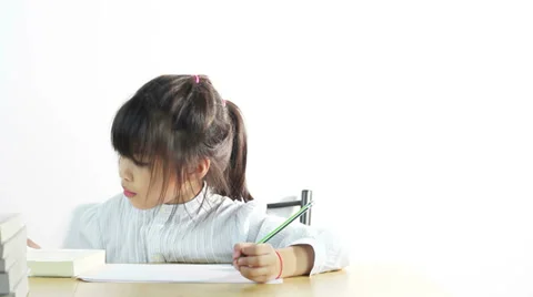 Feel as sleep studen 库存影片 35632724