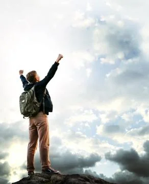 Feeling freedom Foto stock