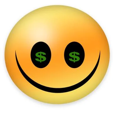 Feeling lucky smiley Stock Illustration