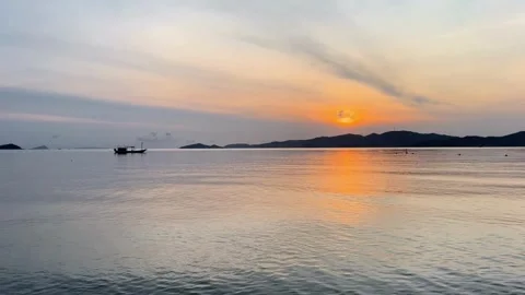 Feeling of relaxation when looking at the distant horizon at Hong Van beach Stock Footage 327920458