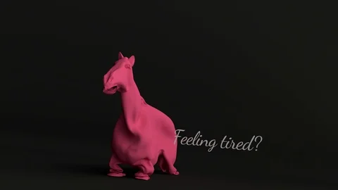 Feeling tired? (animation) Video stock 101557076