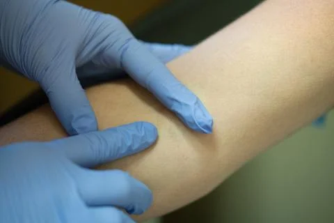 Feeling For The Vein Stock Photos