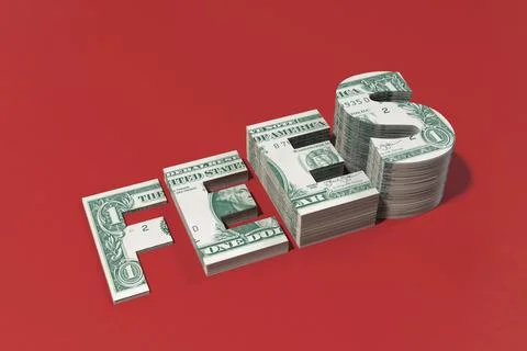 Fees Keep Rising Stock Illustration