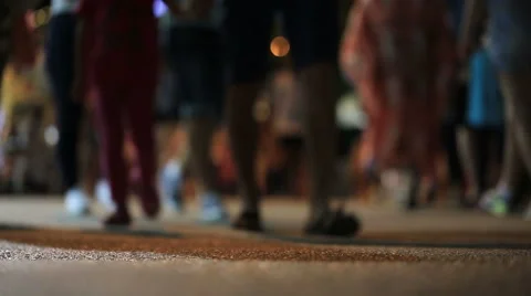 Feet in the blur Video stock 52532107